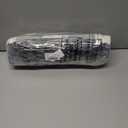 Nuanchu 2 Pcs Halloween Door Mat Combo Set Ghost Coir Non Slip Welcome Mat 28" x 43" Black and White Buffalo Plaid Rug for Halloween Front Porch Entryway Decor