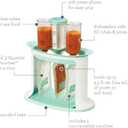 Infantino Squeeze Station for Homemade Baby Food, Pouch Filling Station for Puree Food for Babies and Toddlers, Dishwasher Safe and BPA-Free