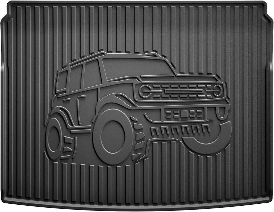 AOMSAZTO Cargo Liner Custom Fit for Ford Bronco Sport 2026 2025 2024 2023 2022 2021- All Weather Protection Automotive Trunk Floor Mat - Waterproof Cargo Mat for Bronco Sport