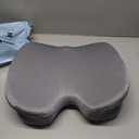 Klaudena | Office Chair Cushion for Tailbone Pain & Pressure Relief | Seat Cushion for Long Sitting Hours | Coccyx Lower Back Support | Memory Foam Cushions for Hip & Sciatica | Ergonomic Butt Pillow
