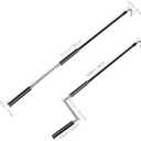 Cabilock Exterior Roller Shade Metal Crank Wand Pole with Hook, Awning Crank Handle Patio Sunshade Rvcrank Handle with Grip Smooth in Operation Compact to Carry