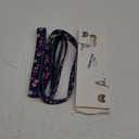 Hikiko Double Handle Dog Leash 6 Ft for Medium Large Dogs, Padded Traffic Handles Lead for Walking Training (Navy Blue Floral) (1 in x 6 ft)