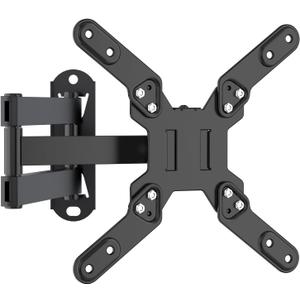 Full Motion TV Wall Mount, Swivel TV Bracket with Articulating Arm Tilt Extension Rotation for Most 13-42 Inch LED, LCD Monitor and Plasma TVs, up to 44lbs, Max VESA 200x200mm MA1343