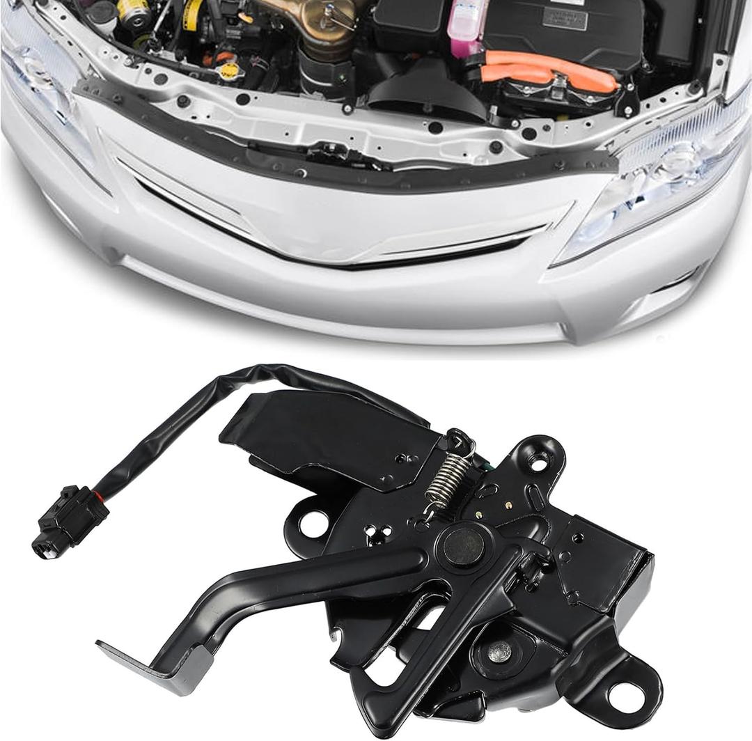 Car Engine Hood Latch Lock Assy Compatible for Toyota Camry 2007-2011 Front Hood Lock Assembly Black 53510-06180