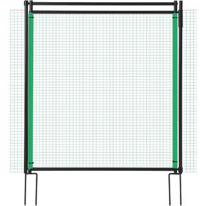 Temporary Fence Gate,3' Height,Garden Fence Mesh Door, Free Open and Close Boundary for Garden Backyard Outdoor Animal Protect, Non Electric Safe for Children and Dog