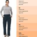 TIHEEN Waterproof Hiking Pants Women, Fleece Lined Winter Warm Snow Ski Pants Outdoor Softshell (XL)