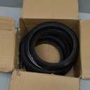 Wheelchair Rear Wheel Replacement Tire, 24 "X 1" Universal Flat-Free Polyurethane Tire,Equipped with installation tools, Wheelchair accessories for all brands(1 Pair) (Black)