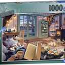 Ravensburger The Cosy Shed (1000 Piece Version of Cozy Retreat) Jigsaw Puzzle for Adults - Every Piece is Unique, Softclick Technology Means Pieces Fit Together Perfectly