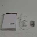 Christmas Tree Topper, Glittering 20 LED Lights Star Treetop Two ModesSolid and Blinking 10-inch Christmas Decorations with Battery Operated for Any Size Christmas Tree (Large Gold Ribbon)