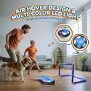 Nazano 3-in-1 Hover Soccer Ball, Kids Toddler Hockey Set with LED Lights,Indoor Outdoor Toys for Kids, Soccer Gift for Boys 6-8 8-12, Birthday,Kids, Boys Girls Age 6, 7, 8, 9, 10, 11, 12