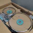 GreenLife Soft Grip Diamond Healthy Ceramic Nonstick 13 Piece Cookware Pots and Pans Set, PFAS-Free, Dishwasher Safe, Turquoise, Diamond Cookware