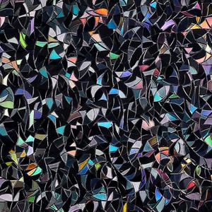 QHY Sunshine Total Blackout Window Film Privacy Frosted Glass Window FilmBlack Window Tint No Glue Detachable, no Marks, Suitable for Repeated use (Black Rainbow, 35.4 in X 78.7 in)