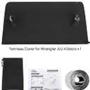 JOYTUTUS Tonneau Cover 4 Door Compatible with Wrangler JLU 2018-2026, Trunk Cargo Cover Tailgate Cover JL Accessories
