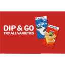 Handi-Snacks RITZ Crackers 'N Cheesy Dip Snack Packs, School Snacks, 20 Snack Packs (EXP 09/30/25)