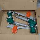 1.5-Inch Farm Irrigation Spray Gun, Pack of 2, 360 Rotating Lawn Sprinkler, Large Area Garden Watering System