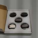 DG64-00473B Compatible for Samsung Oven Knobs Replacements NX58M6850SG NX58H5600SS NX58H5650WS NX58J7750SS Samsung Stove Replacement Parts(5packs) (black+silver)