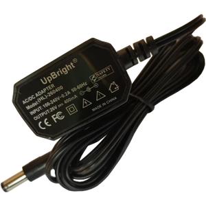 UpBright 26V AC/DC Adapter Compatible with MOOSOO X6 XL-618 XL-618A K17 Pro K17Pro VC01 M24 M8 DC 22.2V 22V Li-ion Battery Cordless Vacuum Cleaner Vac VACX6 XL618A S012A2600400U Power Supply Charger