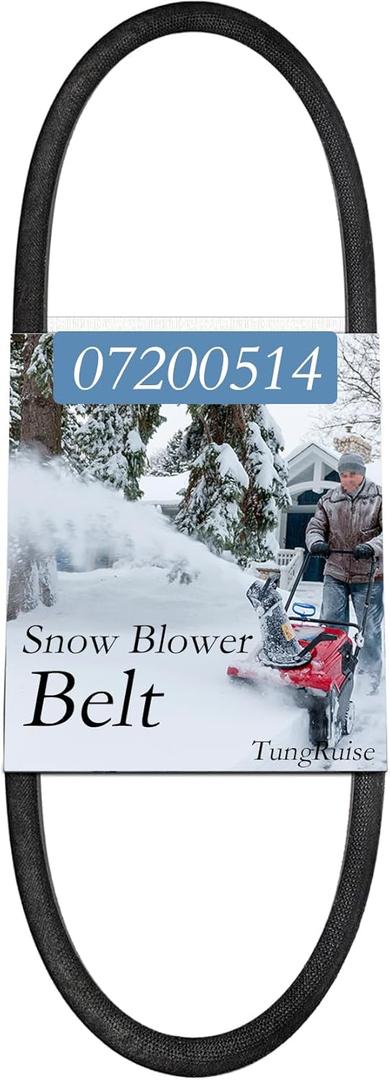 (1/2'' x 39'') 07200514 7200514 Snow Thrower Auger Belt Replacement for Ariens 07213000 07219200 Snowblower Part