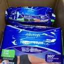 Always Discreet Adult Incontinence Overnight Underwear for Women, Small/Medium, Up to 100% Bladder Leak Protection, 14 Count 4 Packs
