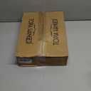 TOPIA HANGER White Wooden Pants Hangers with Gold Clip, 10 Pack Skirt Short Trousers Jeans Slacks Hangers with 360 Swivel Hook and 2 Adjustable Clips with Rubber Padded for Closet, CT50WG