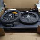 VEVOR Bike Cargo Trailer, 70/275 lbs Load Capacity, Foldable Compact Storage & Quick Release with Universal Hitch, 20" Wheels, Fits Most Bike Wheels, Carbon Steel Frame, Heavy-Duty Bicycle Wagon Cart