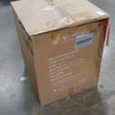 27.3" Tulip Dining Table, Black, Perfect for 2-4 People, Mid-Century Modern Style, Round MDF Top with Sturdy Base for Dining Room, Living Room, Cafe