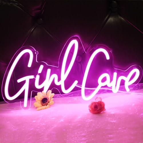 Girl Cave Neon Sign Pink Decor for Girls 15.7×7.9 inches Girl Cave Led Light for Bedroom Home Decor Wall Decor LED Neon Signs for Girls Party Gamer Room Beauty Room Nail Studio to Art Decoration
