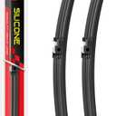 BERG REGEN 28"+28" Silicone Windshield Wiper Blades 2 Pack Replacement for Ford Escape 2019-2013/ Edge 2022-2015/ Focus 2018-2012/ Transit Connect 21-17 OEM Quality Automative Wiper Blades Pinch Tab