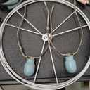 27in Tall Farmhouse Table Lamp Set of 2 with USB C+A & Outlet,Bronze Industrial End Table Lamp for Living Room,Vintage Rustic Bedside Lamps with Night Light for Bedroom Nightstand,Bronze