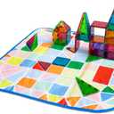 MAGNA-TILES Storage Bin & Interactive Play-Mat, The ORIGINAL Magnetic Building Brand