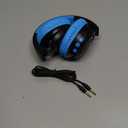 iClever Kids Bluetooth Headphones with LED Lights, BTH18 Safe Volume 74/85dBA, 43H Playtime, Bluetooth5.3 Kids Headphones Wireless Aux Cord for iPad Tablet Travel School, Black