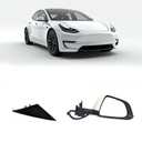 CEYGXICE Tesla Model 3 Passenger Side View Mirror Assembly Compatible with 2017-2025 Right Door Mirror With Memory Recall/Power Folding/Heated Glass/Power Adjusted(White)