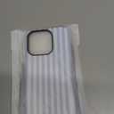 Magnetic for iPhone 15 Pro Case Cute Stripes Phone Case, Shockproof Slim TPU and Hard PC Protective Phone Cover Compatible with MagSafe Designed for Women Girls, Blue and White