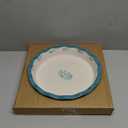 Wisenvoy Pie Pan Ceramic Pie Dish Pie Plate Deep Dish Pie Pan Non-Stick Pie Pans for Baking Pie Pans Pie Dishes (Blue Green)