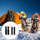 8 Pcs Winter Ice Shelter Accessories Ice Anchors Kit Fishing Tent Anchors Shelter Camping Peg for Winter Fishing Tent (Silver)