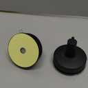 YOHOM Suction Cup Hooks Shower Towel Holder Stainless Steel Vacuum Bathroom Shower Hook Suction Towel Rack Kitchen Organizer for Bathrobe Loofah Matte Black 2Pcs