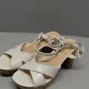 Kenneth Cole REACTION Women's Reeva Platform Heeled Sandal (6.5, Ecru)