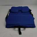 Everlasting Comfort Stadium Seats with Back Support - Adjustable Memory Foam Bleacher Chairs with Back and Cushion, Portable, Easy Folding Stadium Seat Cushion with Storage Pocket (02. Blue)