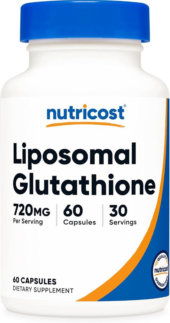 Nutricost Liposomal Glutathione Supplement 60 Capsules, 720mg Per Serving