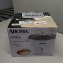 AROMA Rice Cooker, 8-Cup (Uncooked) / 16-Cup (Cooked), Pot-Style Rice Cooker and Soup Warmer with One-Touch Control, 4 Qt, White, ARC-368NG