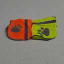 2 Pieces Dog Reflective Vest Adjustable Dog Safety Service Vest Pet High Visibility Apparel for Hunting Outdoor Activities Walking at Night(S,Orange, Fluorescent Yellow)