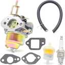 PC154190 Carburetor Kit Replacement for Subaru for Robin EA190V EA175V EA190VS5050 Pressure Washer for Yamaha MA190 Engine for Powerstroke PS80312E, Manual Choke Carb Replace 16100Z02111002