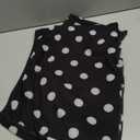 MakeMeChic Women's Polka Dots Midi Skirt Summer Mesh Flowy Long Skirts, Medium Size medium