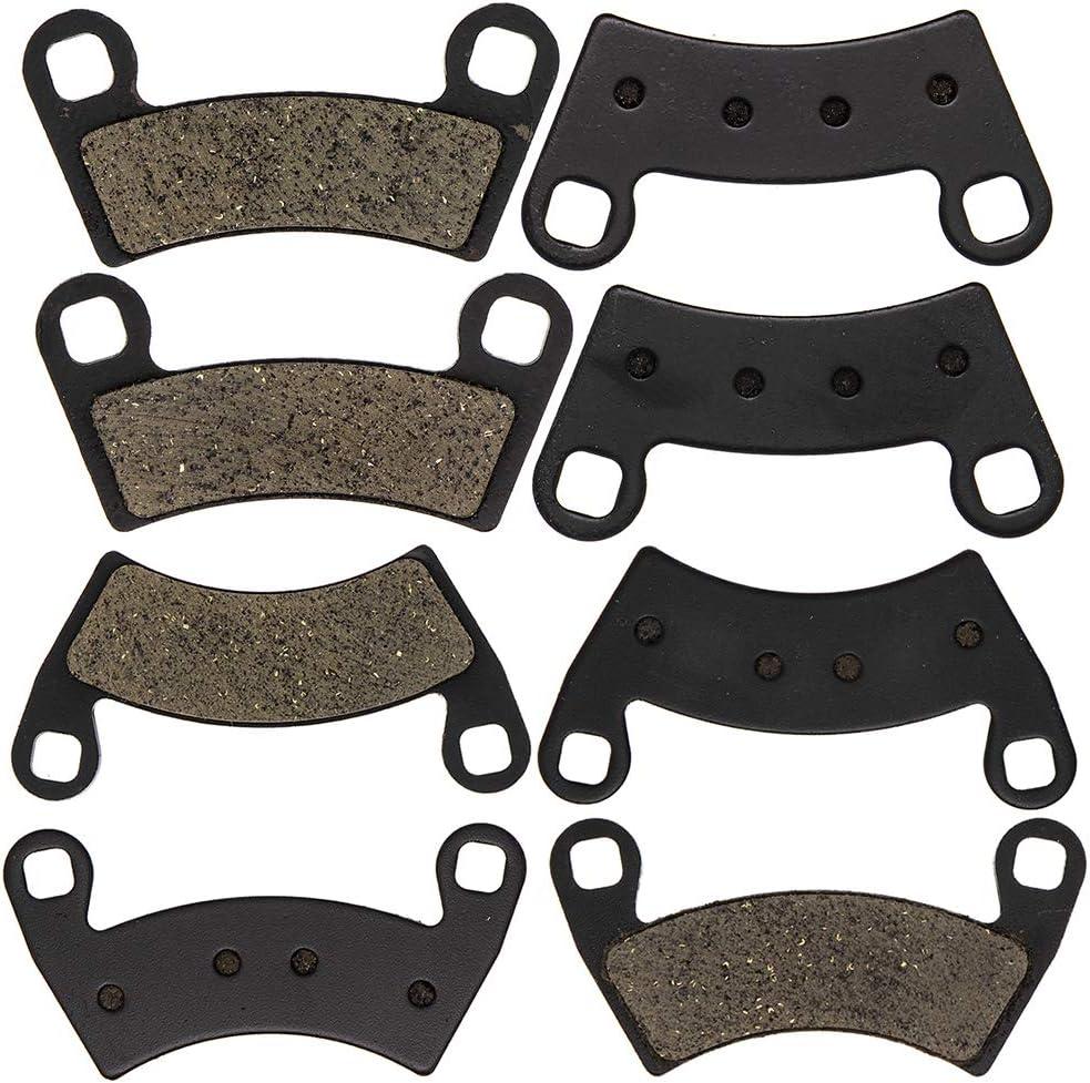 NICHE Brake Pad Kit for Polaris RZR 4 900 General 1000 Ranger XP 2205949 2203318 Front Rear Organic