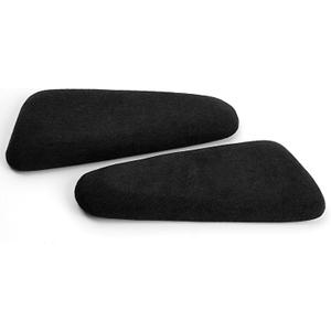 2PCS Automotive Center Consoles Suede Knee Cushion Car Knee Cushion Armrest Support Car Pillow Auto Knee Leg Elbow Cushion Pads Soft Arm Pad Interior Pad Accessories for Car Truck (Black)