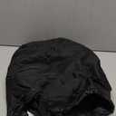 ULTCOVER Waterproof Patio Ottoman Cover Square Outdoor Side Table Furniture Covers Size 24L x 24W x 18H inch, Black