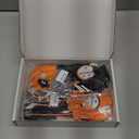 Pink Black Halloween Baby Shower Maternity Sash and Corsage Pin Set, A Baby is Brewing Belly Belt, Mom to Be & Dad to Be Corsage, Pregnancy Gender Reveal Party Photo Props Gift for New Parents