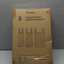 Delamu 3 Pack Pull Out Cabinet Organizer, 15.7"Deep Pull Out Drawers for Cabinets, Slide Out Drawers for Kitchen Cabinets, Bathroom Cabinet Organizer, Pantry (White)