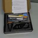 Compressed Air Duster, 180000RPM 4-Gear Adjustable Electric Air Duster with Display Screen & LED Light, Rechargeable Cordless Air Blower for Keyboard/PC/Car