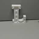 Foaky LED Letter Lights Sign Marquee Light Up Letters Sign for Night Light Wedding/Birthday Party Battery Powered Christmas Lamp Home Bar Decoration(L)